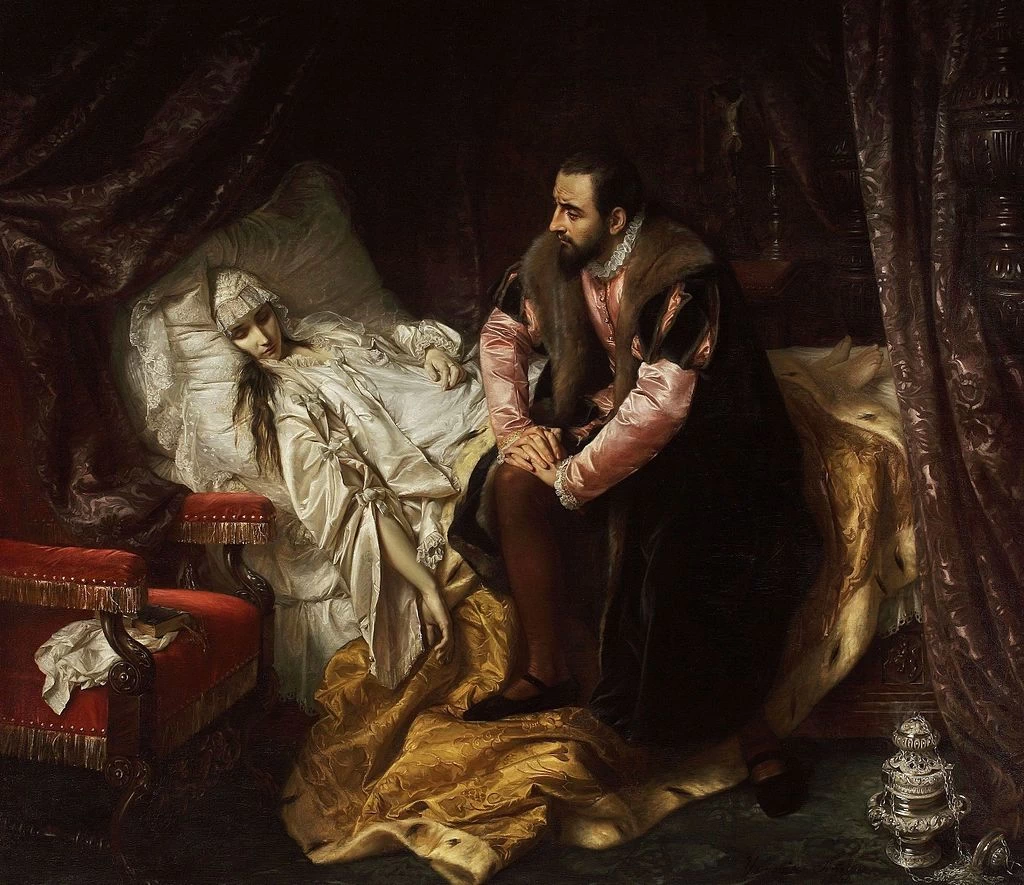 La morte di Barbara Radziwiłł - National Museum, Warsaw